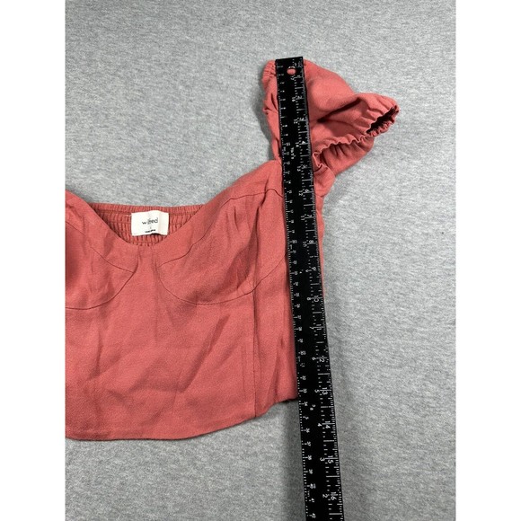 Aritzia Red Puff Sleeve Top - Picture 4 of 6